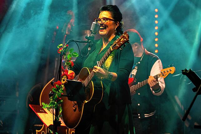 Bild 15: Maria & The Rhythm Boosters beim Schwenninger Kürbisfest am Samstagabend