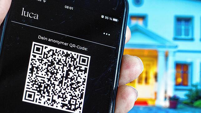 So sieht die Luca App auf dem Handy aus. Die Anwendung ist kostenfrei und soll Behörden und Bürger entlasten.