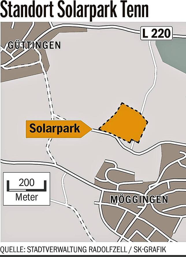 Auf dieser Fläche soll der Solarpark entstehen.