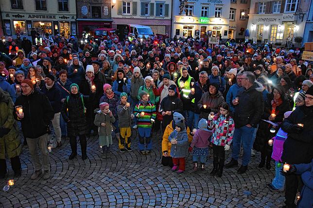 Bild 1: Demo für Demokratie auf dem Münsterplatz - Bilder