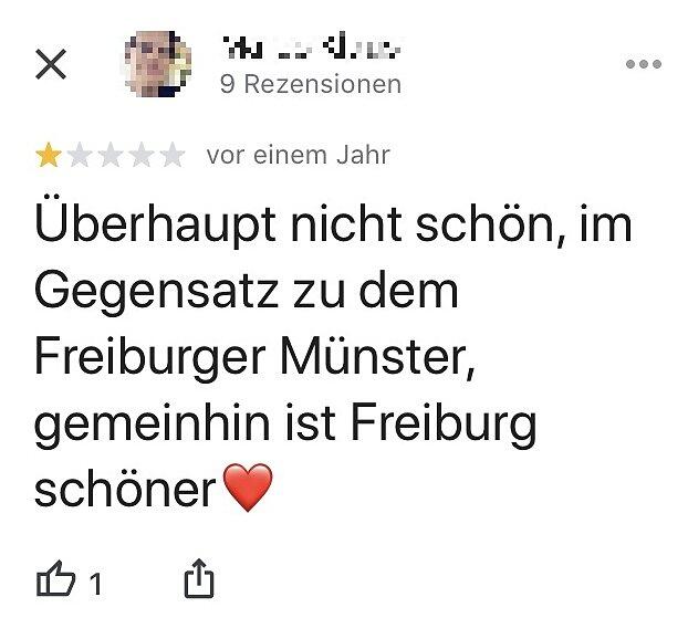 Bild 3: &bdquo;Tut was er soll, fällt halt runter&ldquo;: Die kuriosesten Internet-Bewertungen über den Rheinfall und andere Sehenswürdigkeiten und Einrichtungen in der Region