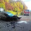 Jede Hilfe kam zu spät für einen Autofahrer, der zwischen Gottmadingen und Ebringen gegen einen Brückenpfeiler prallte.