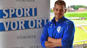 Bezirksliga-Querpass mit dem „Hirsche“: Stürmer Nico Reichardt vom FC Schlüchttal stand SÜDKURIER-Regiosport Hochrhein vor dem 27. ...
