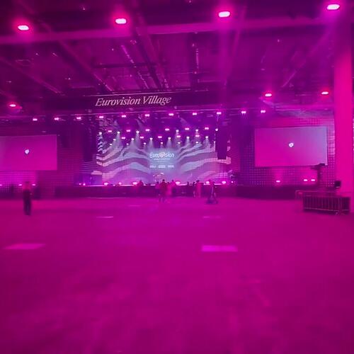ESC Village an der Messe in Basel