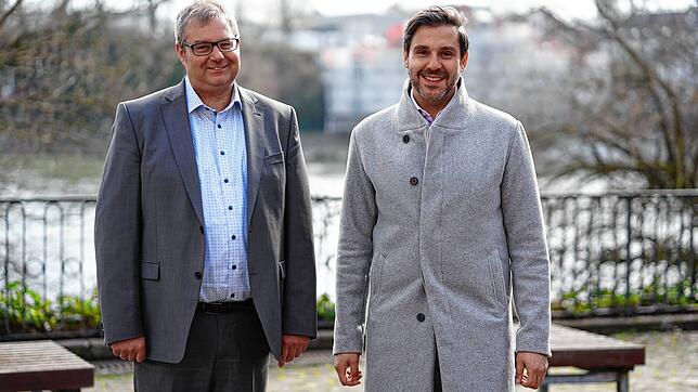 Bürgermeister Alexander Guhl muss sich Ende des Jahres von Stadtwerke-Geschäftsführer Martin Ritter verabschieden.