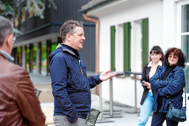 Hendrik Fennel erzählt über das Projekt und beantwortet Fragen.