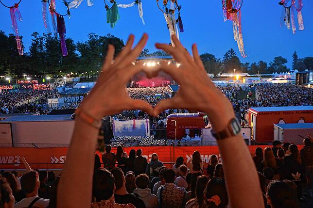 Bild 12: Das große Finale! Mit dem Auftritt von Lea endet das Campus-Festival 2024
