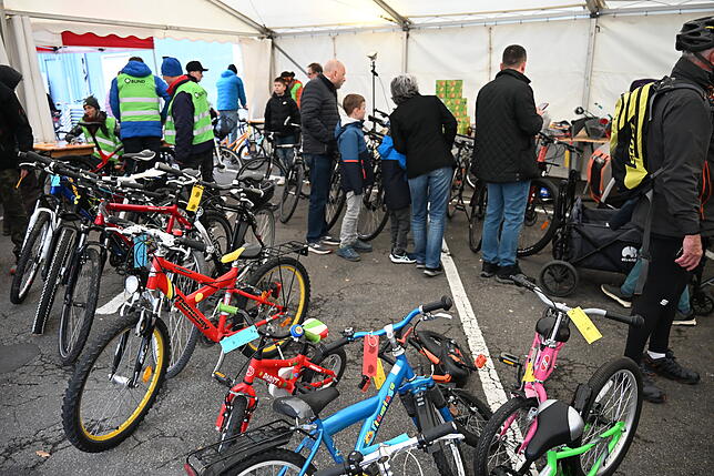 Bild 17: Über Fahrräder auf dem Fahrradmarkt in Tiengen: Ein Paradies für Radliebhaber