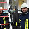 Zum ersten Mal als Feuerwehrmann im Einstaz: Nach nur einem Probeabend nahm Patrick Werner an der Jahreshauptübung der Freiwilligen ...