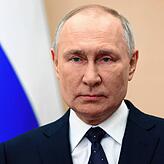 Wladimir Putin, Präsident von Russland, während einer Videoansprache.