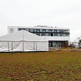 Das neue Testzentrum beim Bodenseeforum.