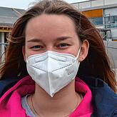 Annika Stehle, 18, Abiturientin aus Markdorf: „Mit der Zeit bin ich prima hingekommen. Und die Maske hat mich kaum gestört beim ...