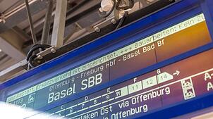 Eine Baustelle sorge für chaotische Zustände auf der Rheintalbahn bei Freiburg. (Archivbild)