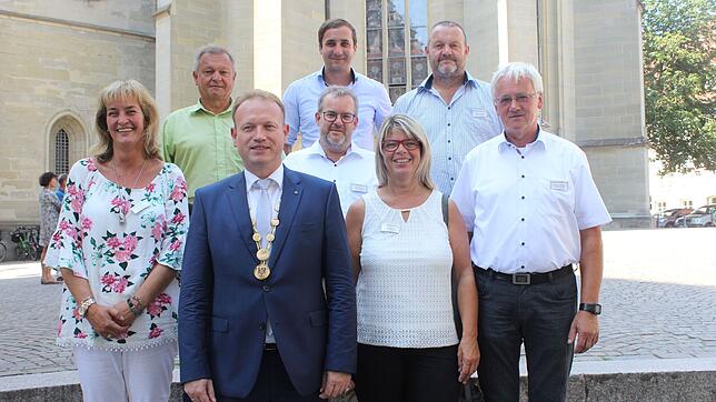 Die frisch gewählten Ortschaftsräte von Überlingen, von links: Anja Kretz (Nußdorf), Siegfried Hanßler (Lippertsreute), ...