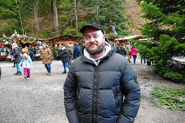 Mike Stieler gefällt die Einbettung des Marktes in die Natur.