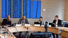 Der Kreiswahlausschuss hat am 24. Januar 2025 im Landratsamt zur Zulassung der Kandidaten zu den Bundestagswahlen getagt, hier im Bild ...