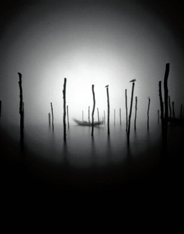Venedig, aus der Lochkamera gesehen: Günter Derleth: Canale di San Marco.