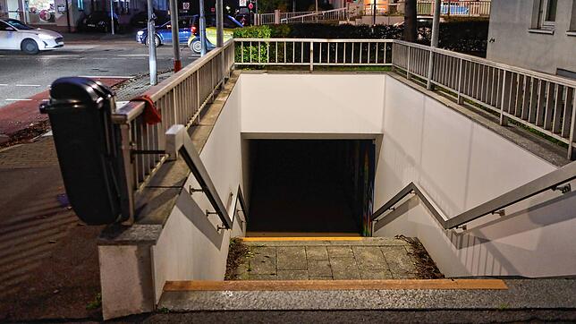 Wer hat Angst vorm schwarzen Loch? So sah der Eingang in die Allmannsdorfer Unterführung rund vier Wochen lang aus, weil die Lampen ...