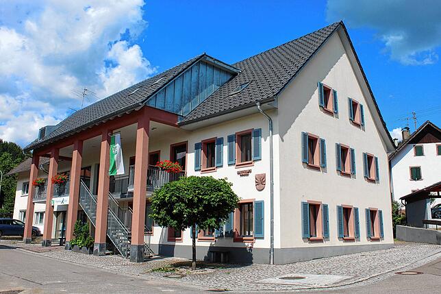 Das Rathaus.