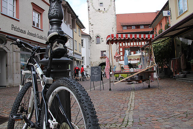 Wohin in der Innenstadt mit dem Fahrrad? Diese Frage stellen sich laut Umfrage die Markdorfer Bürger.