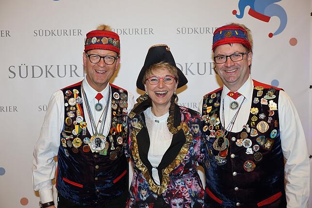 Bild 12: An der SÜDKURIER-Fotowand: Das sind die Gäste der Fernsehfasnacht (Teil 2)