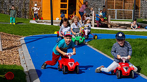 In der Kindertagesstätte Bondelbach in Brigachtal Überauchen (Archivbild von 2024) könnten bald auch Kinder aus der Doppelstadt spielen.