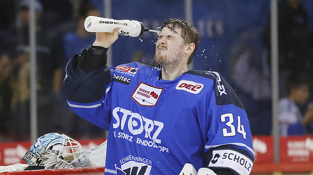 Verlässt die Wild Wings in Richtung Wolfsburg: Torhüter Dustin Strahlmeier.