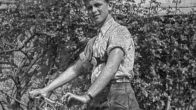 Erwin Wuchner erlebte die Nachkriegsjahre auf beiden Seiten des Rheins. Das Bild entstand um 1950.