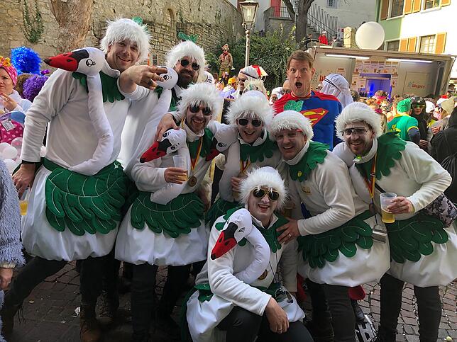 Bild 5: So schön war die Hoorige Mess&lsquo; in Tiengen: Wir haben die größte Straßenfasnacht der Region in Bildern und Videos festgehalten