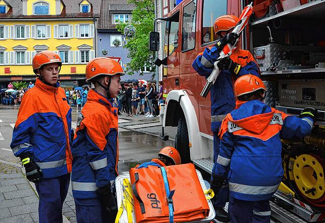 Bild 10: Bilder der Hauptübung der Freiwilligen Feuerwehr Markdorf – Teil 3