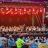 140 Musiker der Blasorchester von Singen und Tuttlingen begeistern das Publikum im restlos ausverkauften Eröffnungskonzert des ...