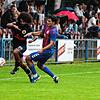 Keine Chance ließ der Türk. SV Singen (links Yahya Zidan) dem SC Konstanz-Wollmatingen (Ibrahim Arda Kokal) in der zweiten Runde des ...