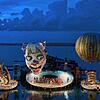 Ein bisschen gruselig ist er schon: der Rigoletto-Clown.