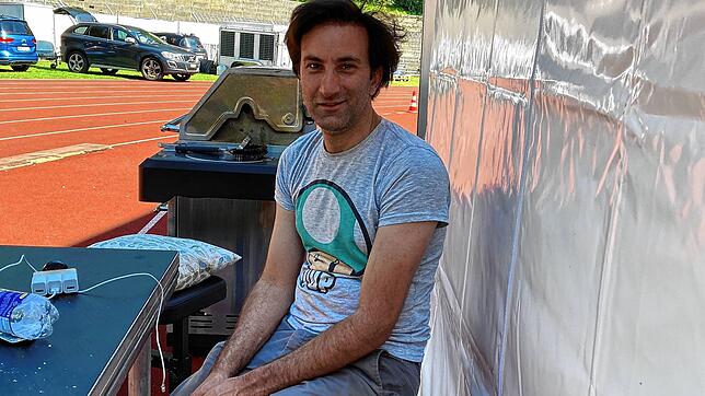Der Pianist am Rande des jüngsten Auftritts in Konstanz.