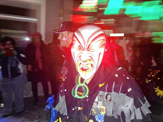 Bild 12: So gruselig war‘s beim Häxefüür und Nachtumzug in Laufenburg
