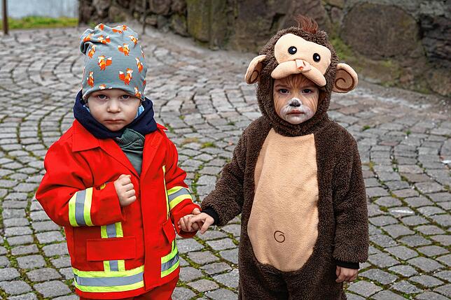 Bunte Bärchen: Die Kinder waren wunderschön verkleidet.