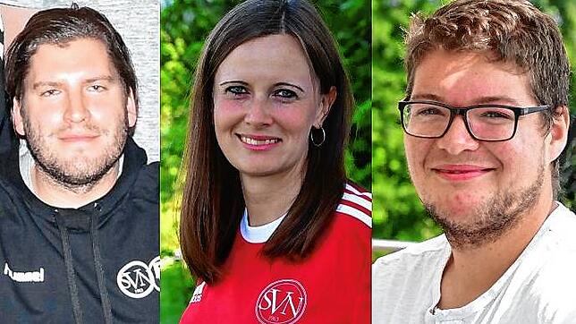 Führungstrio: Frank Christl, Jenniffer Eckert und Tobias Butowski (von links) stehen an der Spitze des neuen SC Niederhof/Binzgen 2022