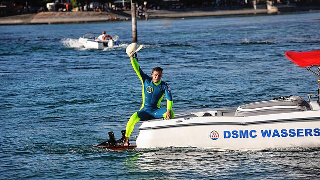 Bild 11: Konstanzer Seenachtfest 2022: Ein Highlight des Tages ist die Wasserski-Show