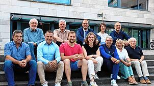 Der neue Unterkirnacher Gemeinderat, vorne von links Jürgen Weißer, Patrick Seng, Christian Beha, Lena Mayer, Susanne Ciampa, Cornelia ...