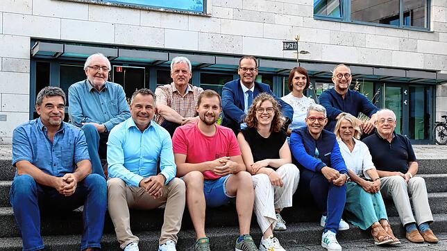 Der neue Unterkirnacher Gemeinderat, vorne von links Jürgen Weißer, Patrick Seng, Christian Beha, Lena Mayer, Susanne Ciampa, Cornelia ...
