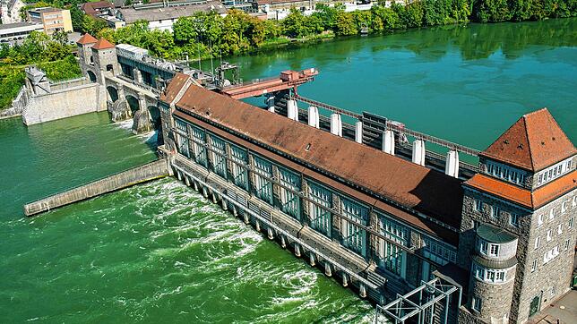 Das Wasserkraftwerk Laufenburg.