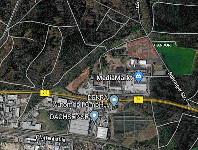 Hier baut das Unternehmen das neue Logistikzentrum