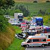 Zwei Autos sind am Montagnachmittag auf der B31-neu einen Kilometer nach Stockach-Ost in Fahrtrichtung Überlingen zusammengestoßen.
