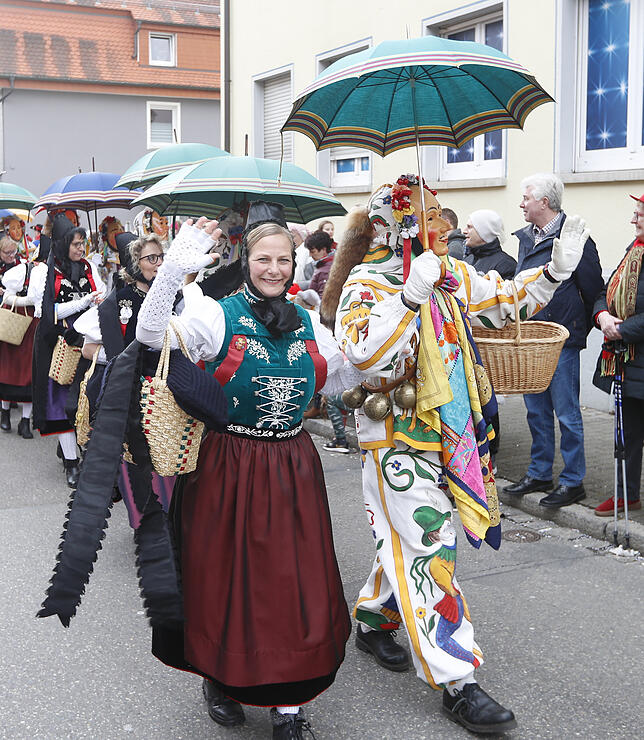 Bild 1: Bilder vom Fasnachtssonntag in Donaueschingen (Teil 1)
