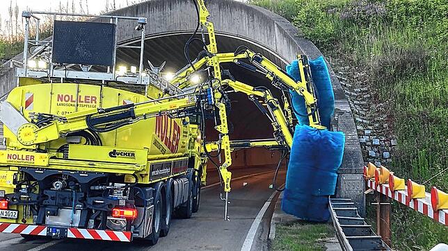 Im Tunnel Döggingen stehen wieder Wartungsarbeiten an. Das Bild stammt aus dem Jahr 2023.