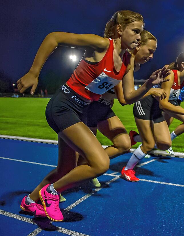 Siegerin: Lena Spitz war die Schnellste über 800m bei der weiblichen Jugend W15.