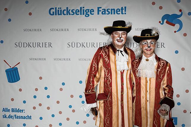 SÜDKURIER Fotowand beim Stockacher Narrengericht 2020