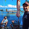 Ernie Tufan vom Beach Club in Friedrichshafen geht davon aus, dass der Wasserpegel jetzt über den nächsten Monat um einen Meter sinkt.