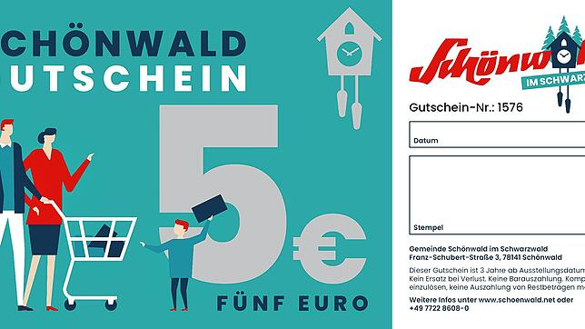 Das Begrüßungsgeld für Auszubildende und Studenten zahlt die Gemeinde in Zukunft in Form von Schönwald-Gutscheinen aus.