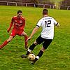 Gastgeber Rietheim (weiß) war gegen Bezirksliga-Spitzenreiter Königsfeld chancenlos.